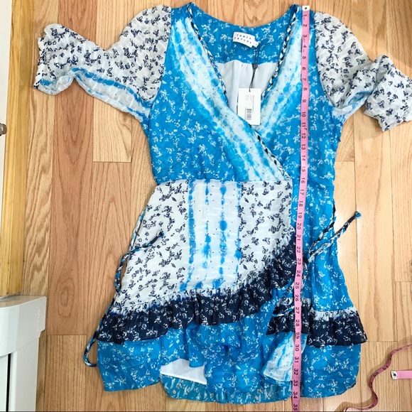 NWT TANYA TAYLOR Marisa Dress Ditsy Floral Stripe - Picture 15 of 16